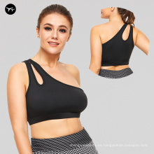 Brazal de yoga de talla grande Brailear Avalaje deportivo Breator Fitness al por mayor OEM Ladies Gimnasio Crop Fitness Fitness Plus Tamaño de yoga Sports Bra.